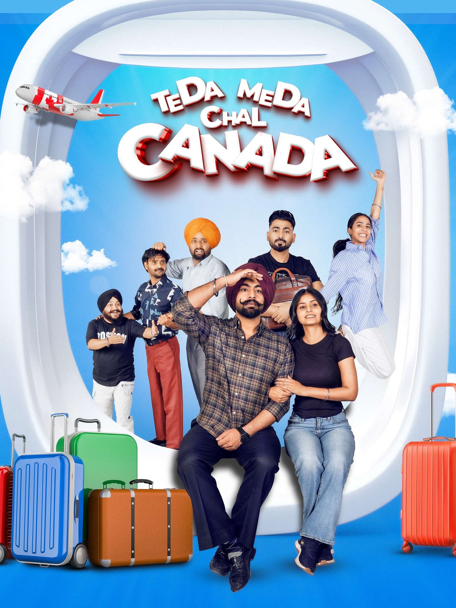 Teda Meda Chal Canada Movie 2025 Punjabi Watch Online HD Print Free Download